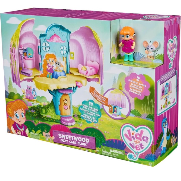 Sweetwood Cozy Care Clinic Playset - Blue and Pink - Picture 1 of 5